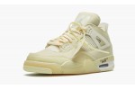 NIKE X OFF-WHITE AIR JORDAN 4 RETRO SP  Off-White - Sail