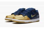 NIKE SB DUNK LOW Supreme - Jewel Swoosh Gold/Navy
